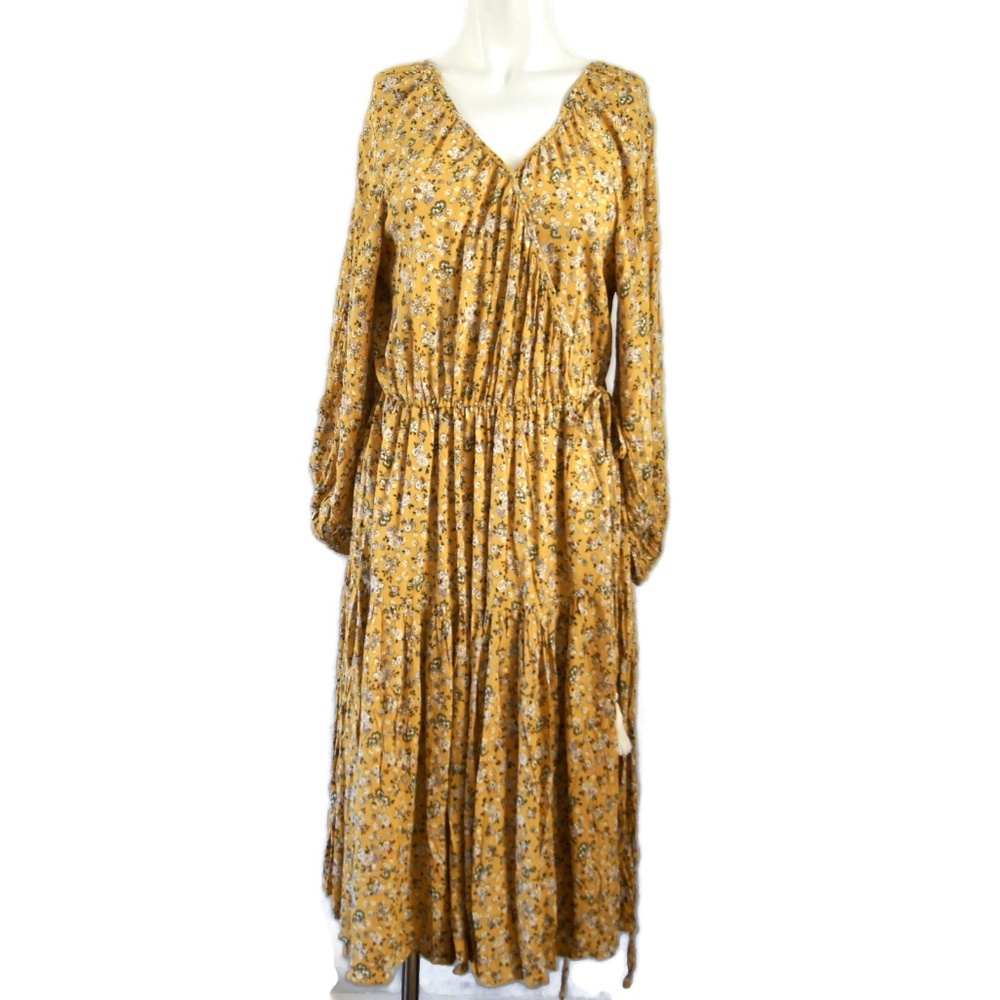 GiGio Floral Wrap Dress Women's Size S Boho NWT - Picture 1 of 10
